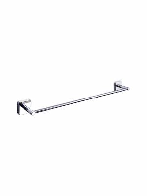 Karag Quattro Ράγα Μπάνιου Μονή Επιτοίχια με Βίδες Inox Ασημί 4260