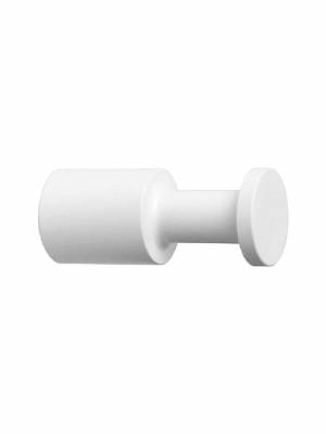 Karag Uno Άγκιστρο Μπάνιου Μονό με Βίδες &#8203;2.2x2.2cm Λευκό