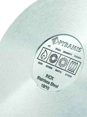 Pyramis Classic Βαθιά Ανοξείδωτη Κατσαρόλα 2.3lt / 18cm 015018201