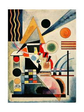 Olympus Diamond Painting "Swinging,pioneer in abstract art,Wassily Kandinsky" - Ψηφιδωτό Μωσαικό "Ταλάντευση,Βασίλι Καντίνσκι,πρωτοπόρος στην αφηρημένη τέχνηι" 40Χ30