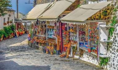 Olympus Diamond Painting "Souvenirs in Ioannina's lake island " - Ψηφιδωτό Μωσαικό "Σουβενιρ στο νησάκι των Ιωαννίνων" 40Χ30