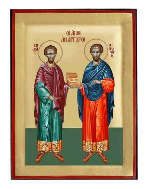 Olympus Diamond Painting Agioi Anargyroi - Ψηφιδωτό Μωσαικό "Αγίων Αναργύρων" 50X40