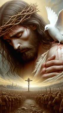 Olympus Diamond Painting "Jesus Christ" - Ψηφιδωτό Μωσαικό "Ιησούς Χριστός" 40Χ30