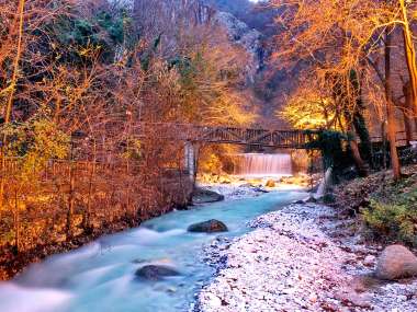 Olympus Diamond Painting "Pozar Thermal Baths, Aridea" - Ψηφιδωτό Μωσαικό "Ιαματικά Λουτρά Πόζαρ,Αριδαία" 40X30