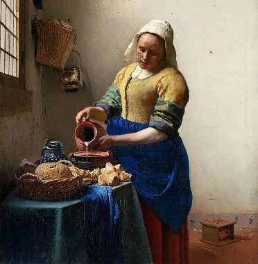 Olympus Diamond Painting "The Milkmaid,Johannes Vermeer" - Ψηφιδωτό Μωσαικό "Η Γαλατού,Γιοχάνες Βερμέερ" 50Χ40