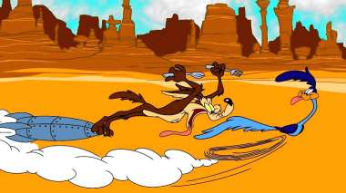 Olympus Diamond Painting "Road Runner vs Coyote"- Ψηφιδωτό Μωσαικό  "Ο Road runner & το κογιότ" 40X30
