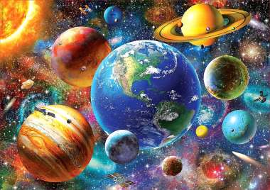 Olympus Diamond Painting "Solar system,planets" - Ψηφιδωτό Μωσαικό "Ηλιακό σύστημα,πλανήτες" 50Χ40