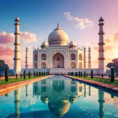 Olympus Diamond Painting "Taj mahal,India" - Ψηφιδωτό Μωσαικό "Ταζ μαχάλ,μαυσωλείο Ινδία" 50Χ40