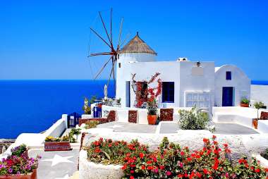 Olympus Diamond Painting "Santorini,Landscape" - Ψηφιδωτό Μωσαικό 'Γραφικό τοπίο Σαντορίνης" 40Χ30
